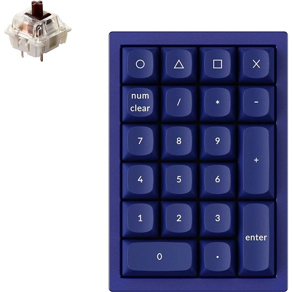 Keychron QMK Q0 Hot-Swappable Number Pad RGB Gateron G Pro Q0-J3