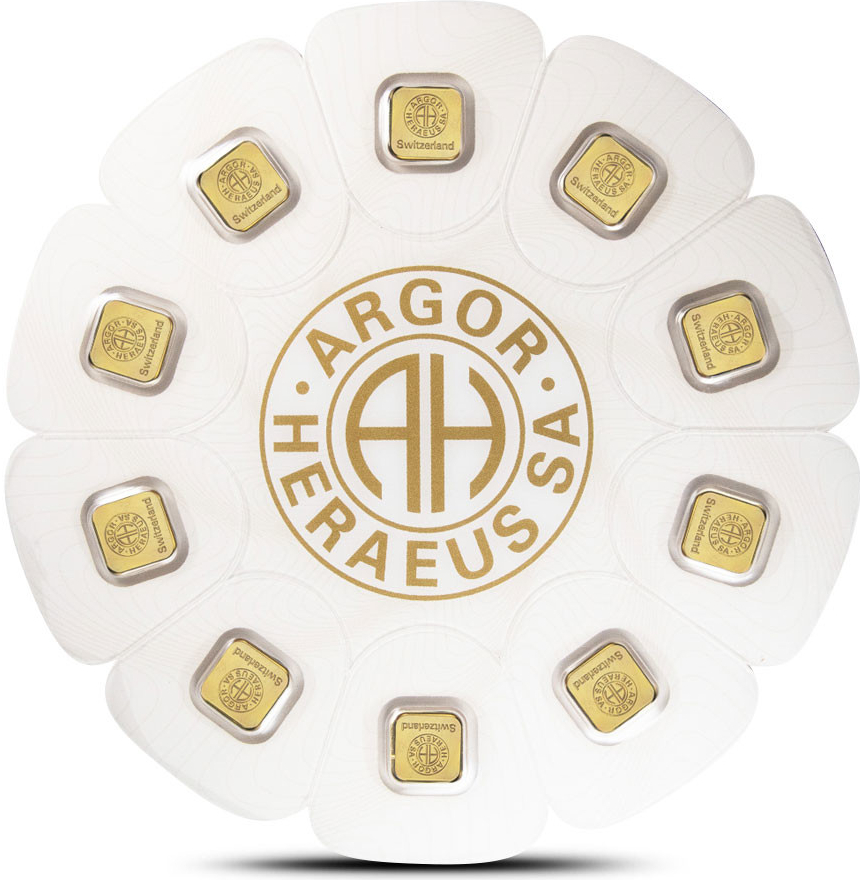 Argor-Heraeus Goldseed zlatý slitek 10 x 1 g