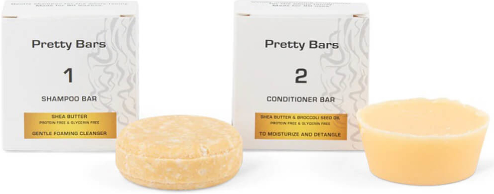 Pretty Curly Girl Bars Bundle Tuhý šampon a kondicionér 120 g