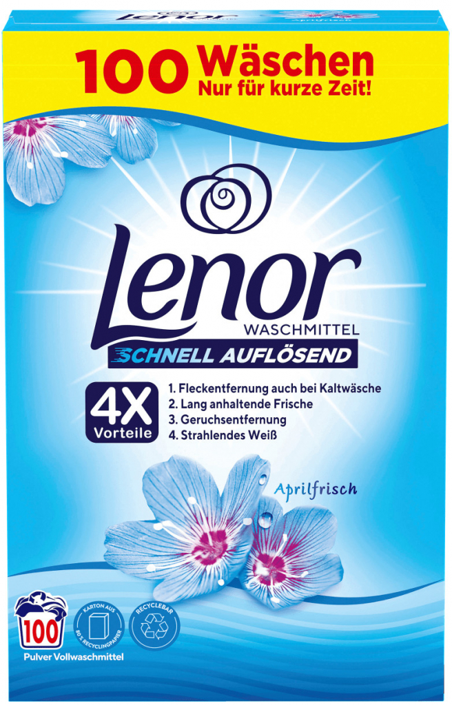 Lenor univerzální prací prášek 2in1 100 PD