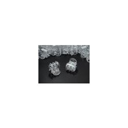 Skřipec do vlasů 12x15mm průhledné (50 ks)