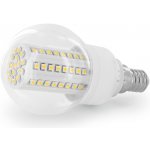 WE LED koule B60 80xSMD E14 4W studená bílá 07574