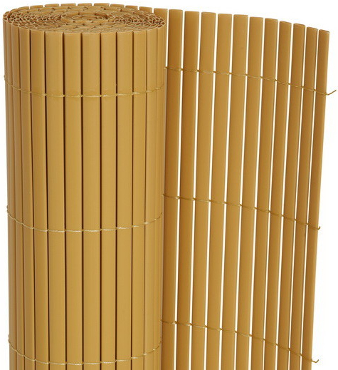 Plot z umělého bambusu BAMBUS OKROVÁ , role výška 1m x šířka 3m, 3m2