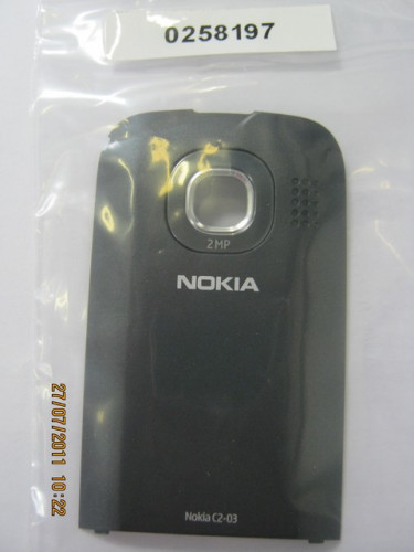 Kryt Nokia C2-02,C2-03,C2-06 zadní černý