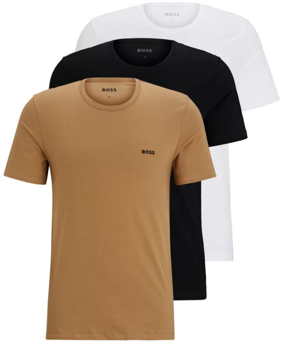 Hugo Boss 3 PACK pánské triko BOSS Regular Fit 50475284-265