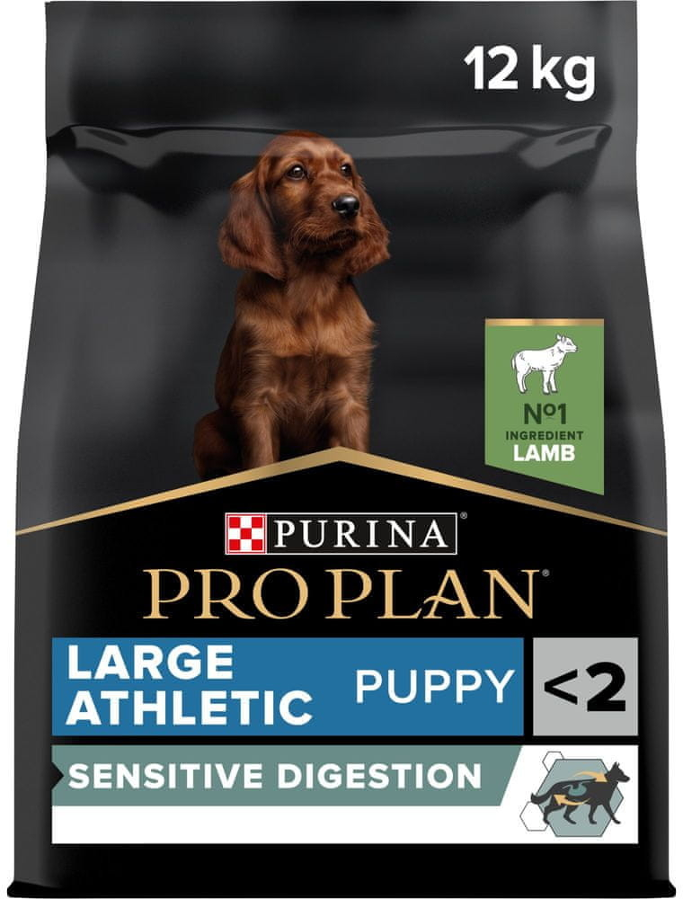 Purina Pro Plan Large Puppy Athletic Sensitive Digestion jehněčí 12 kg