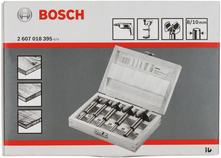 Bosch Sada Forstnerových vrtáků, 5dílná 2607018395