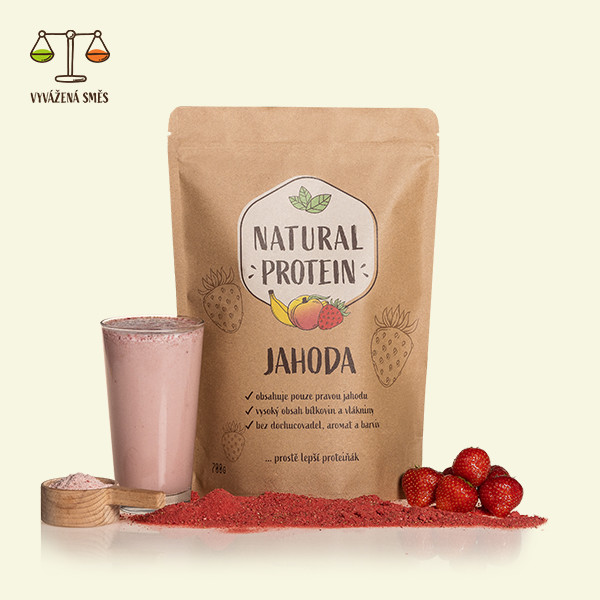 NaturalProtein Jahoda 350 g