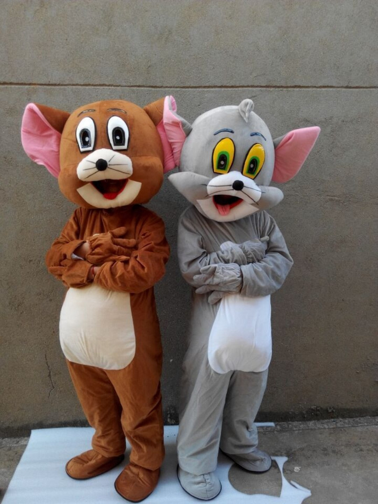 Jerry maskot Tom a Jerry