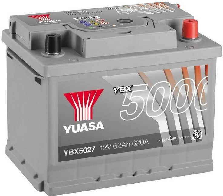 Yuasa YBX5000 12V 62Ah 620A YBX5027