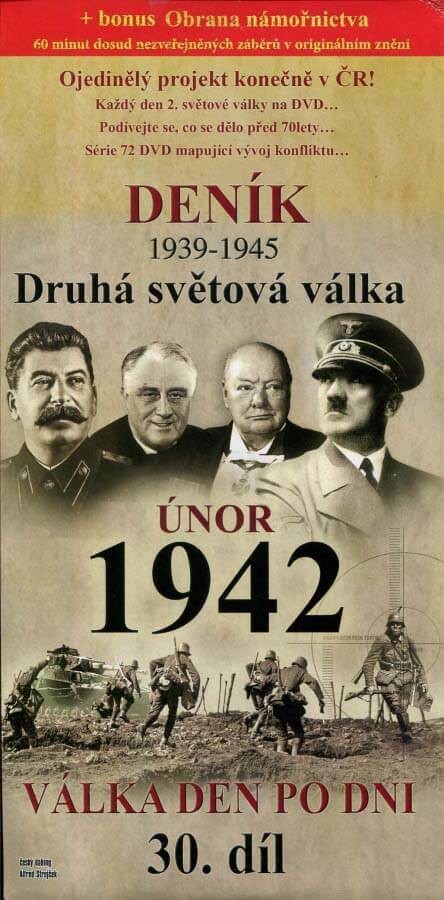 Deník 2. světové války - únor 1942 DVD