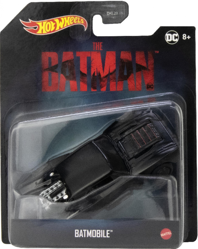 Mattel Hot Weels Tématické auto Batman Batmobil černá