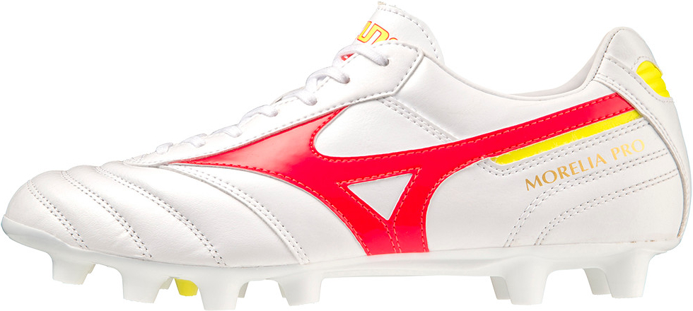 Mizuno MORELIA II PRO MD White Fiery Coral 2 Bolt 2