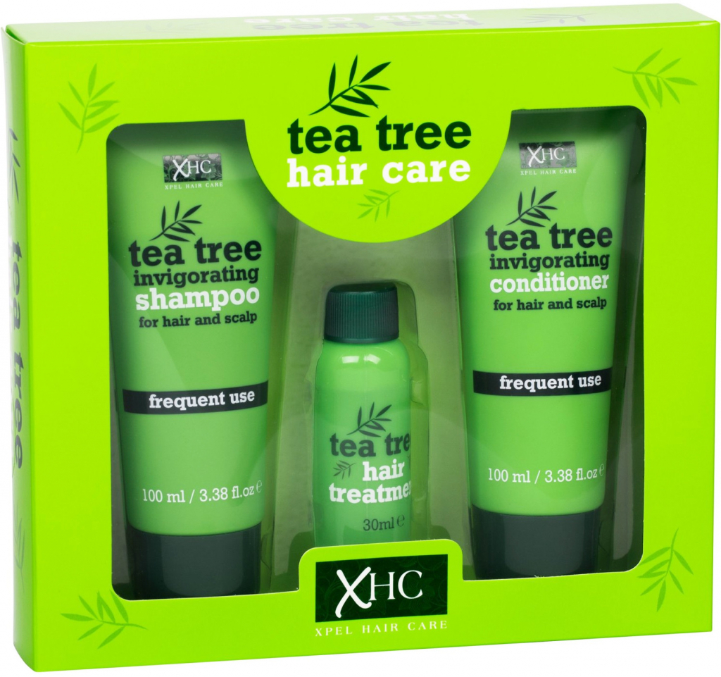 Xpel Tea Tree šampon 100 ml + kondicioner 100 ml + sérum na vlasy 30 ml dárková sada