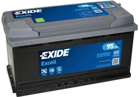 Exide Excell 12V 95Ah 720A EB950