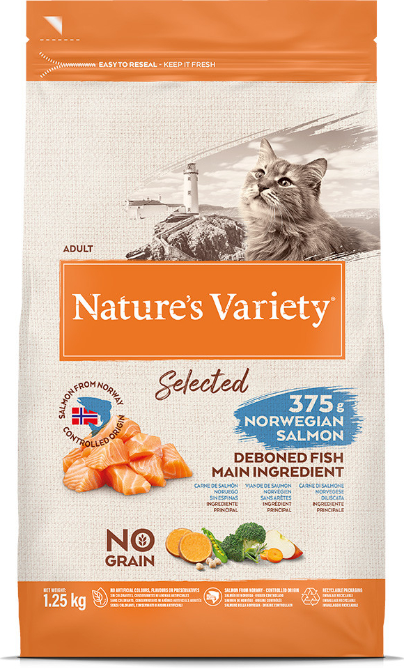 Nature\'s Variety Selected norský losos 2 x 1,25 kg
