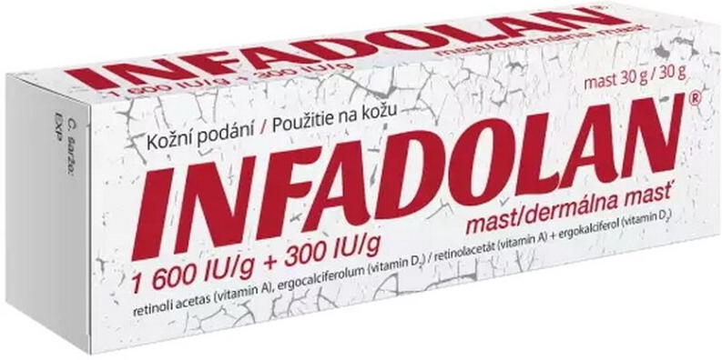 INFADOLAN DRM 1600IU/G+300IU/G UNG 100G II