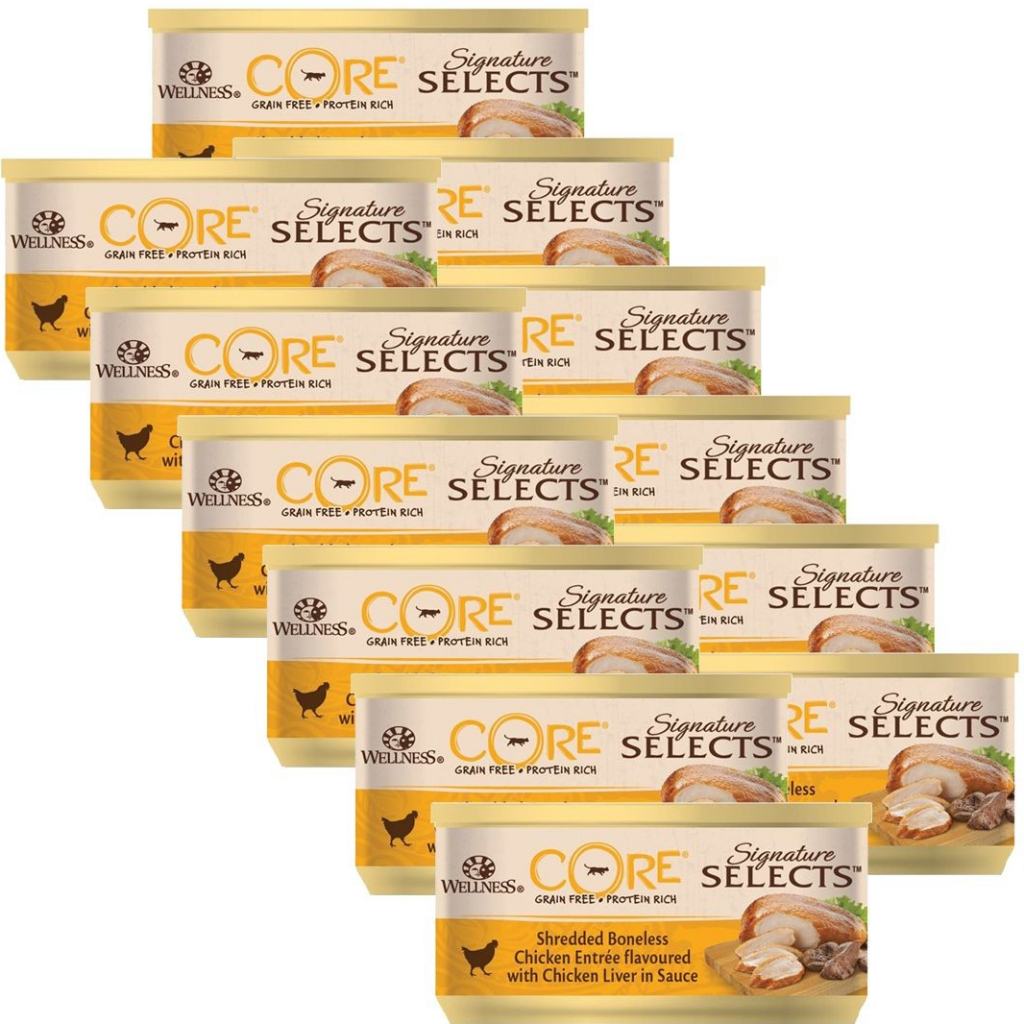 Wellness Core Signature Selects Chicken & Chicken Liver 12 x 79 g