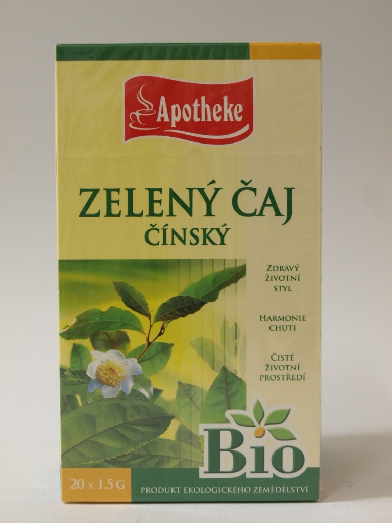 Apotheke BIO Zelený čaj 20 x 1,5 g