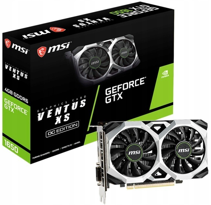 MSI GeForce GTX 1650 D6 VENTUS XS OCV3