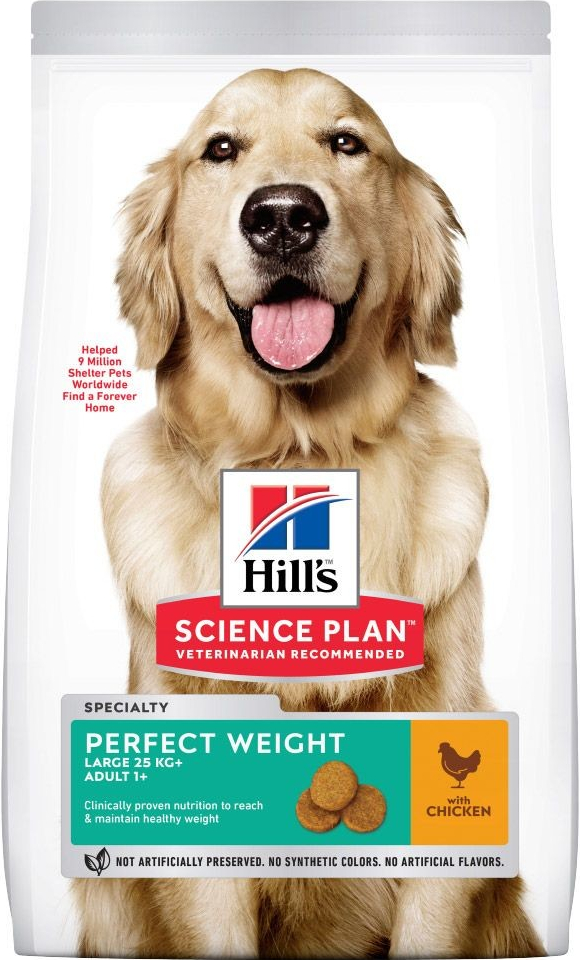 Hill’s Science Plan Adult 1+ Perfect Weight Large Chicken 2 x 12 kg