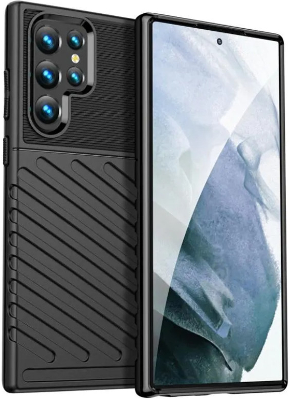 Pouzdro Thunder Case Samsung Galaxy S23 Ultra černé