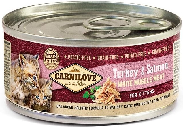 Carnilove Cat Mus Meat Turkey & Salmon Kitten 100 g