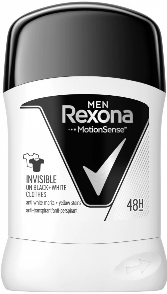 Rexona Men Invisible on Black+White clothes deostick 50 ml