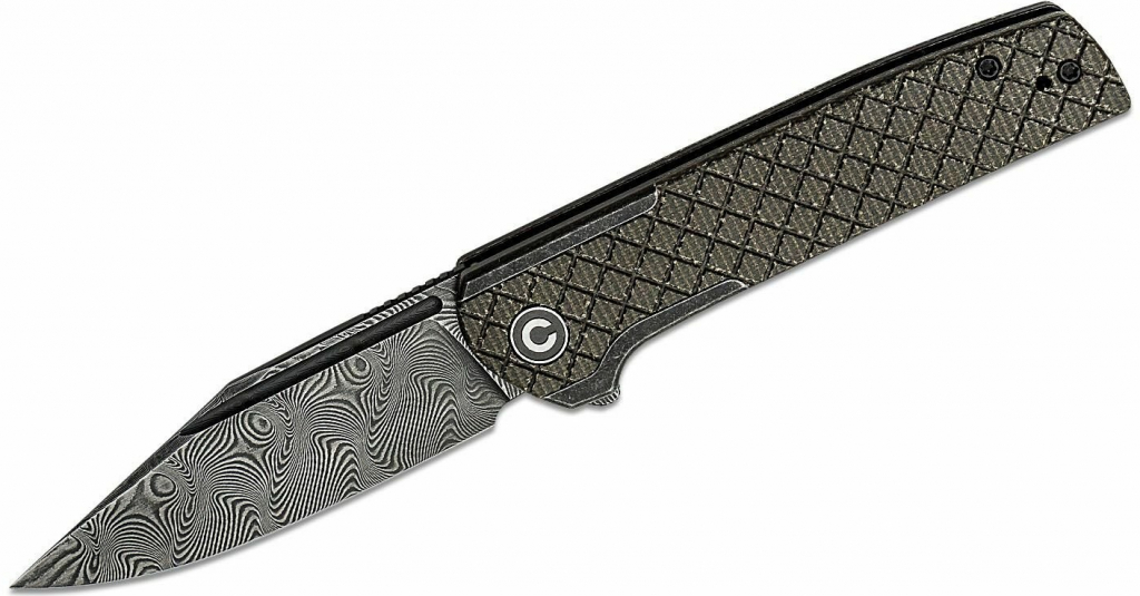 CIVIVI Cachet Damascus/Micarta Dark C20041B-DS1