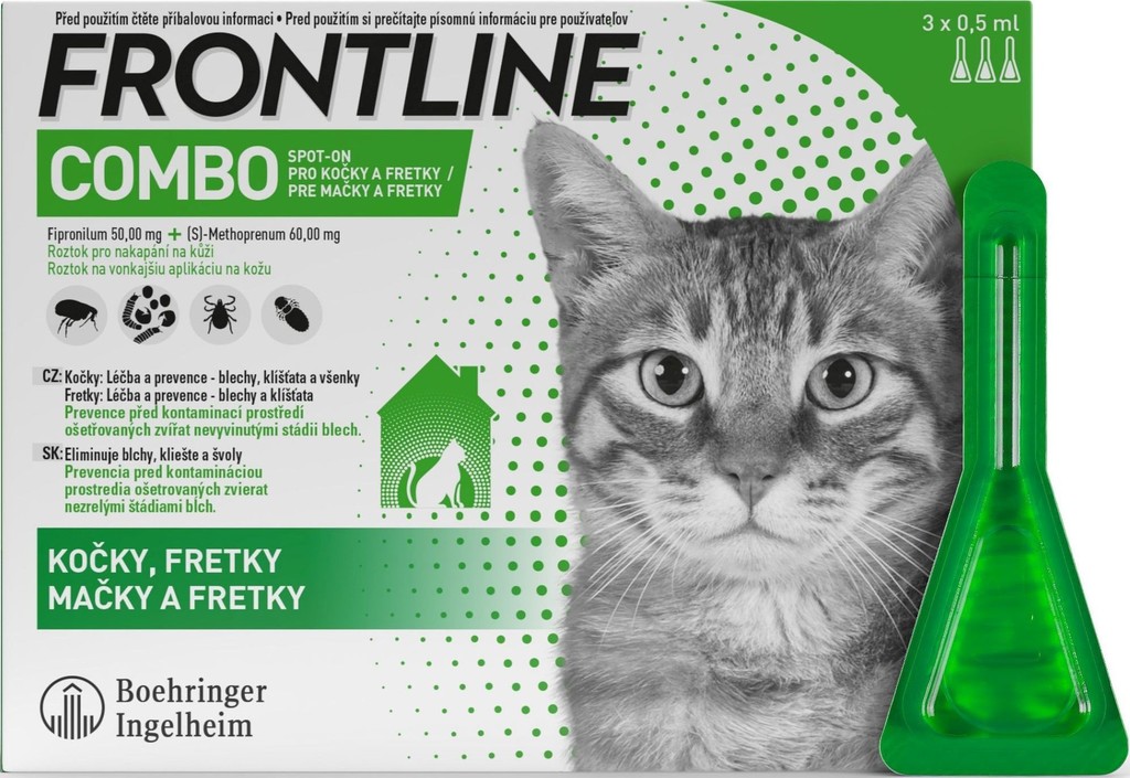 Frontline Combo Spot-On Cat 3 x 0,5 ml