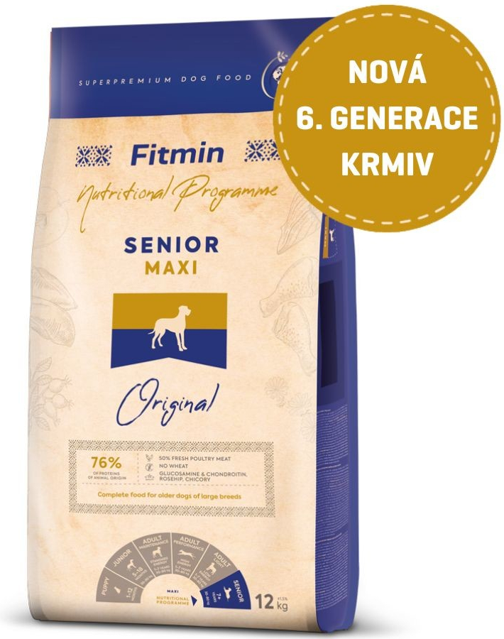 Fitmin dog maxi senior 12 kg