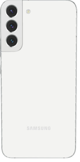 Kryt Samsung Galaxy S22 SM-S901 zadní bílý