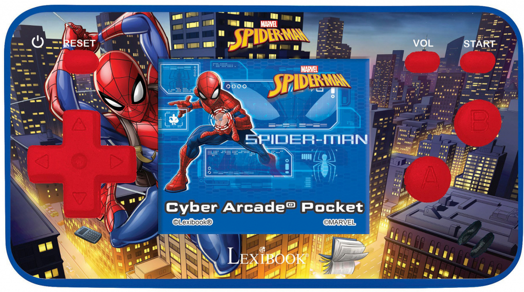 LEXIBOOK Electronic Games JL2350SP Spider Man Console Arcade Center