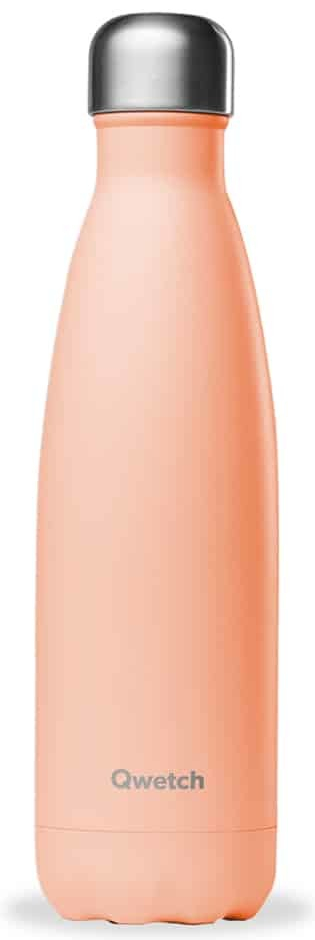 Qwetch nerezová termo láhev Pastel Peach 500 ml