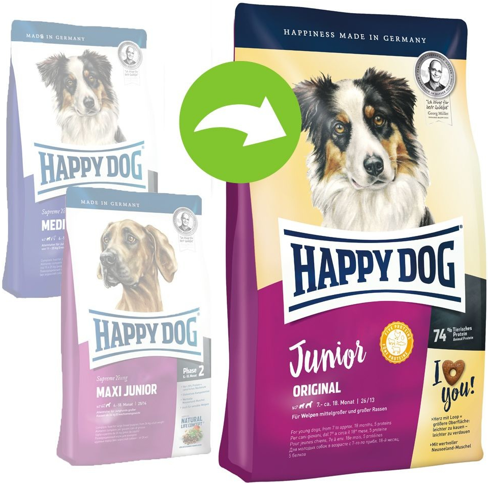 Happy dog Junior Original 4 kg