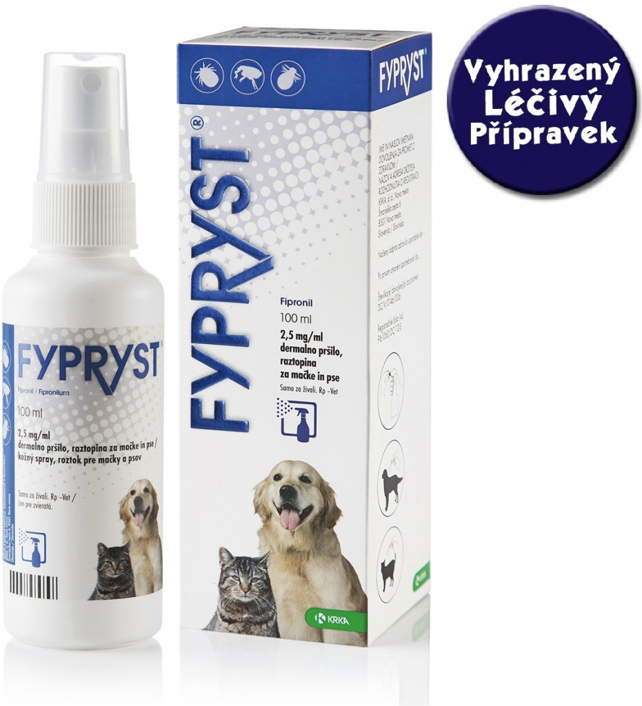 Fypryst Sprej 2,5 mg / ml 100 ml