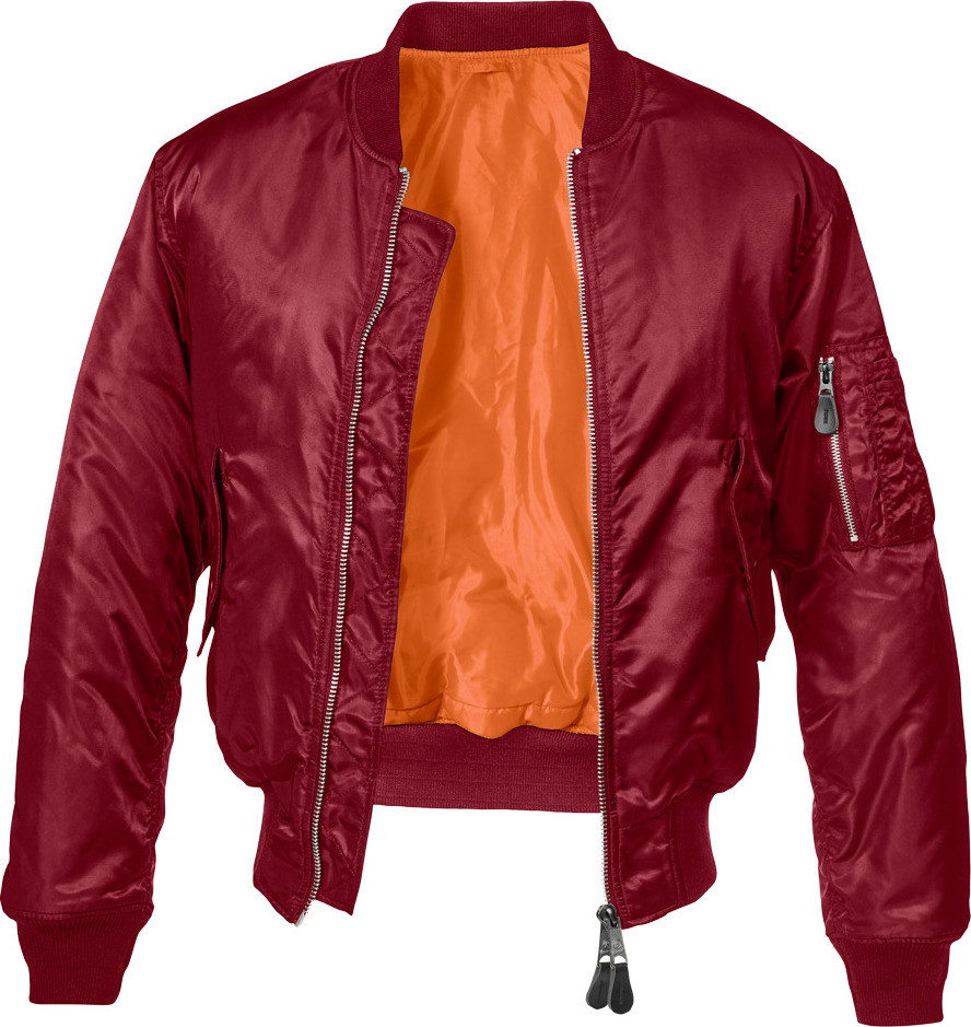 Brandit MA1 bomber jacket bordo