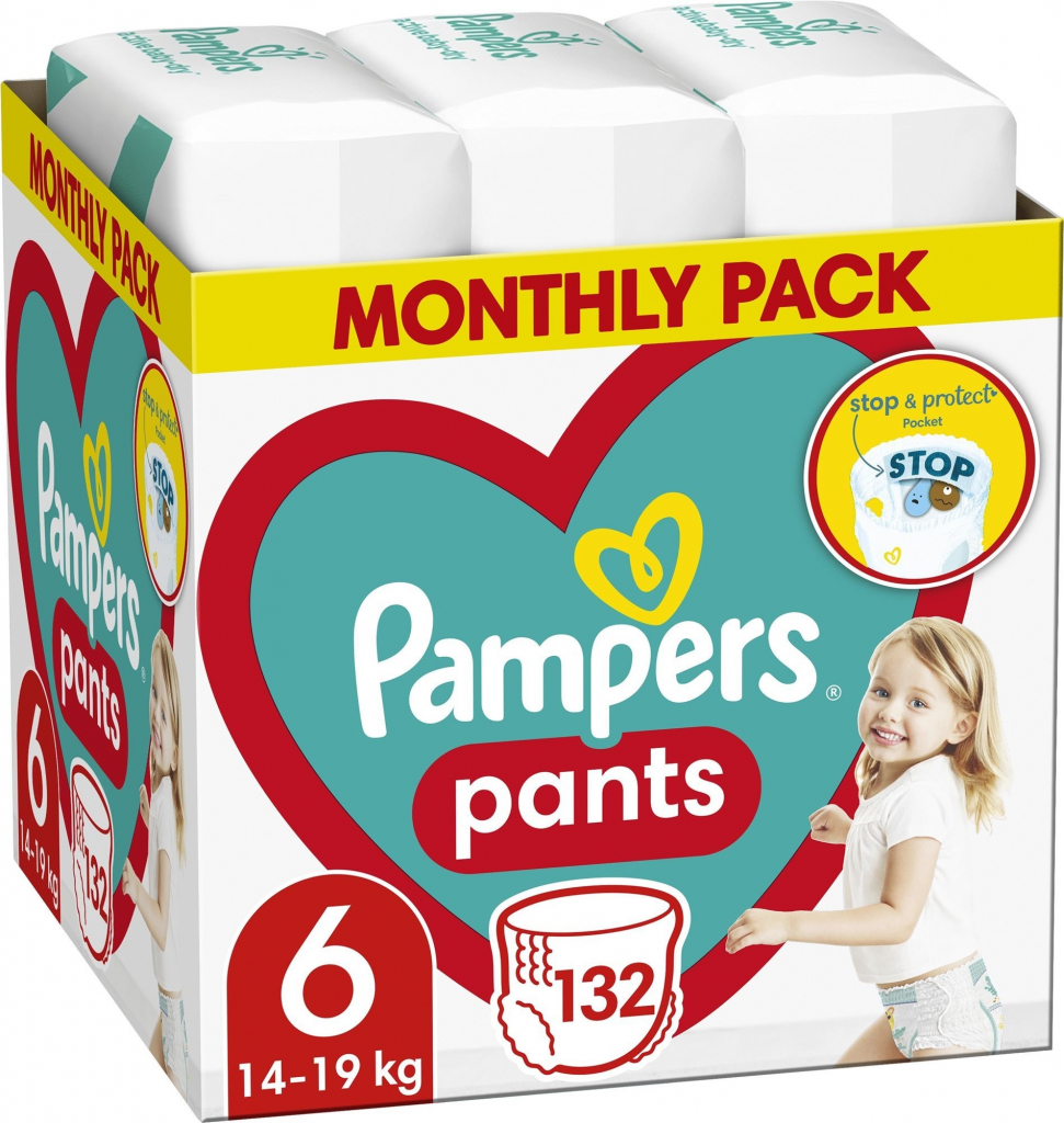 Pampers Active Baby 6 132 ks