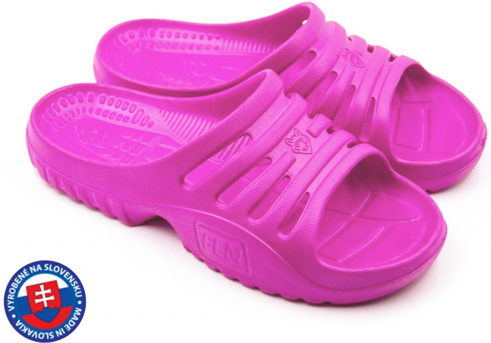 Flame shoes dámské pantofle F-9005 růžové