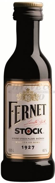 Fernet Stock 38% 0,05 l (holá láhev)