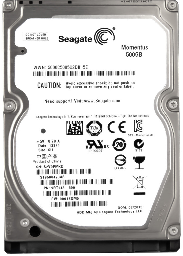 Seagate Momentus 7200.5 500GB, 2.5\
