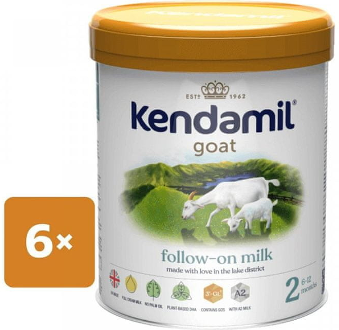 Kendamil 2 Kozí DHA+ 6 x 800 g