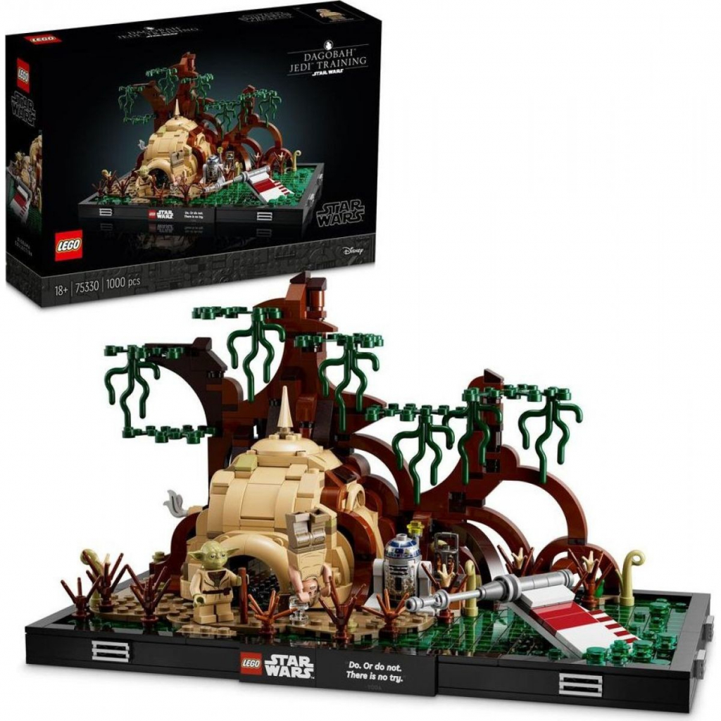 LEGO® Star Wars™ 75330 Jediský trénink na planetě Dagobah diorama