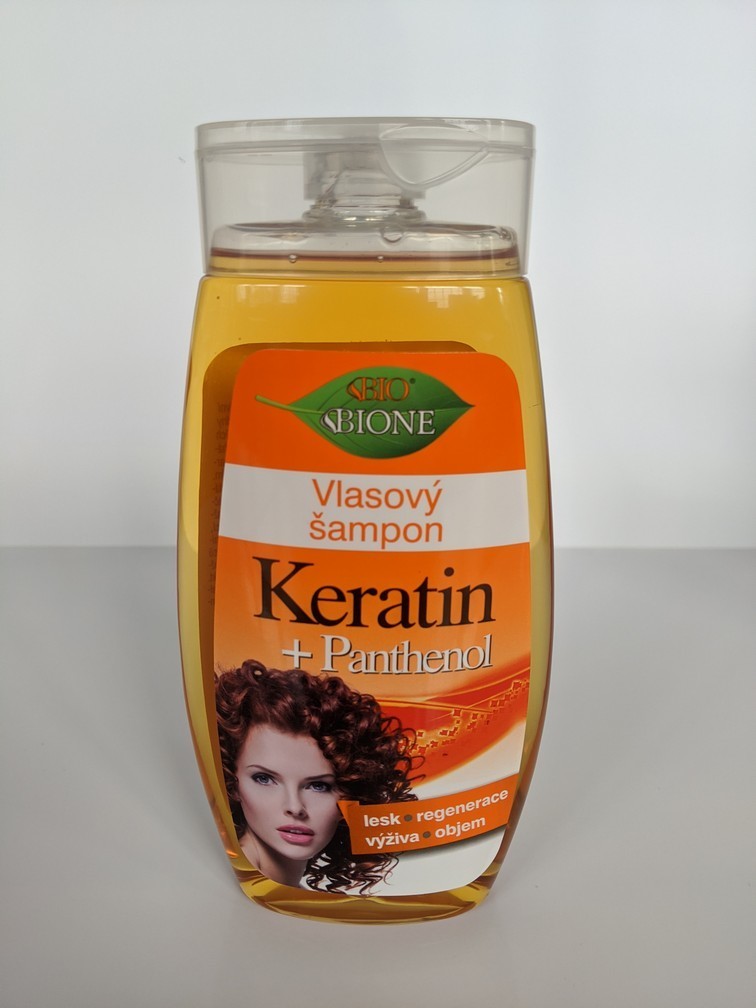 BC Bione Cosmetics Panthenol + keratin vlasový šampon 260 ml