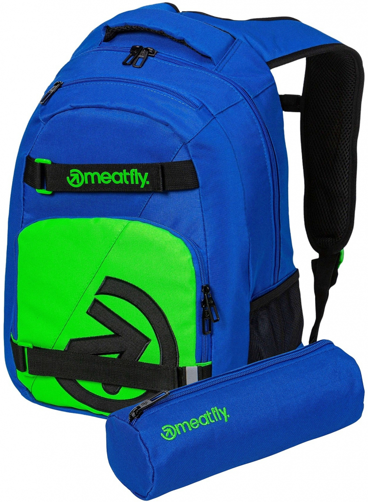 Meatfly Exile Royal Blue/Safety zelená