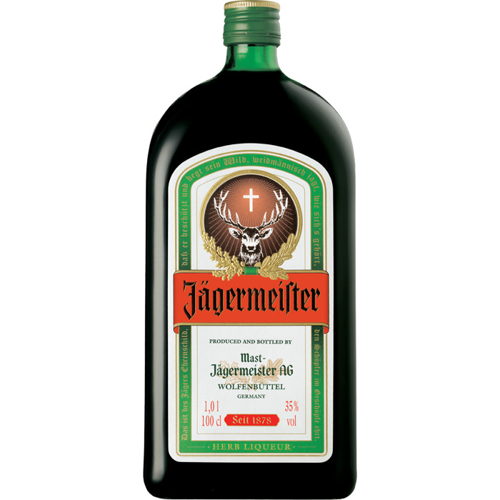 Jägermeister 35% 1 l (holá láhev)