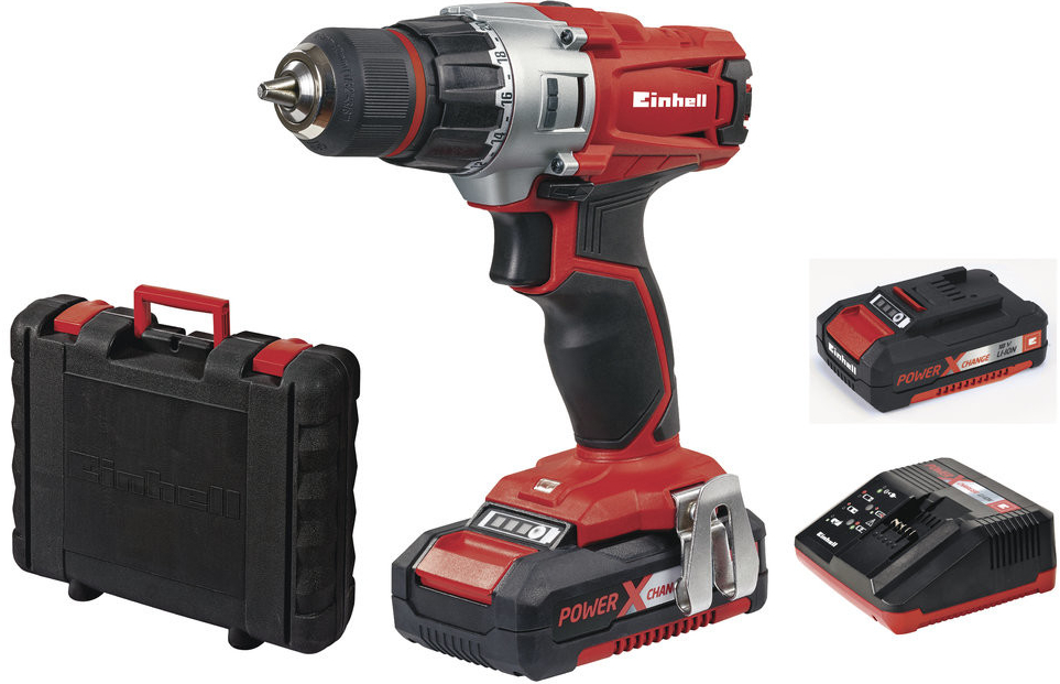 Einhell Expert Plus TE-CD 18/2 Li Kit + 2x1,5 Ah