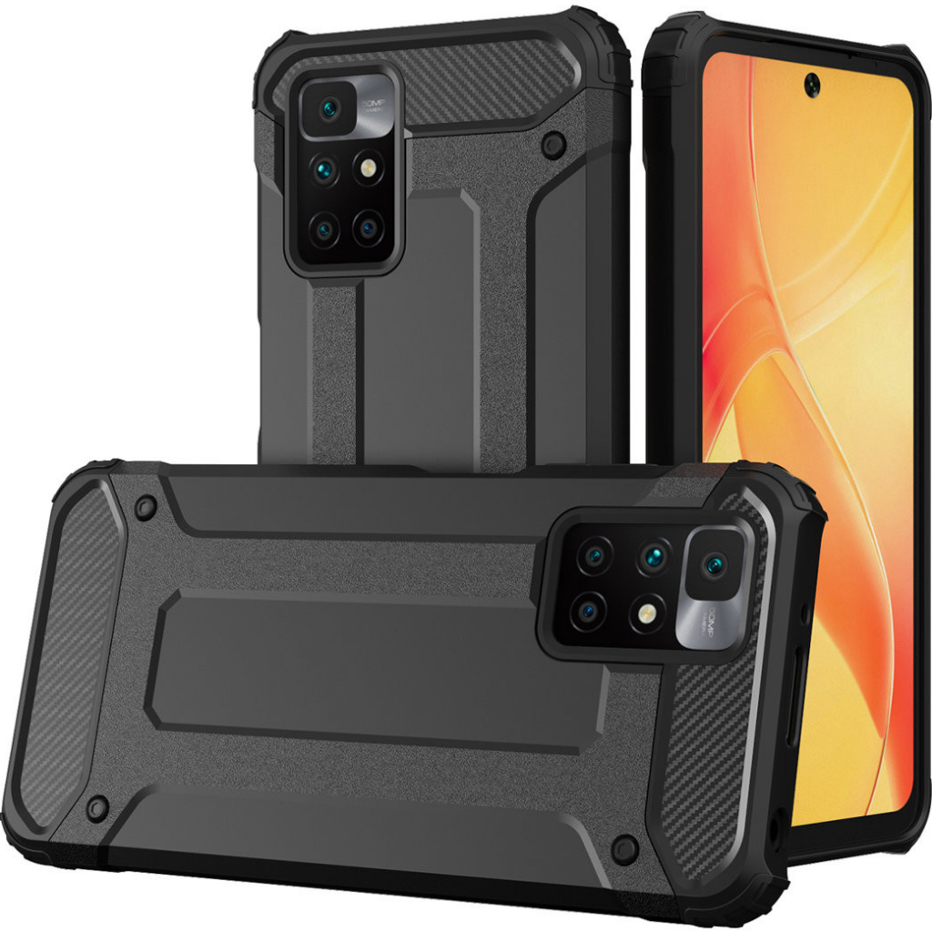 Pouzdro Hybrid Armor Case odolné Xiaomi RedMi 10, černé