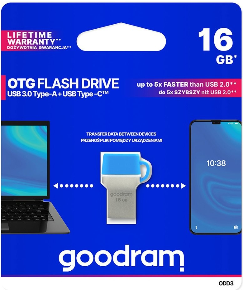 GOODRAM ODD3 Dual Drive 16GB ODD3-0160B0R11