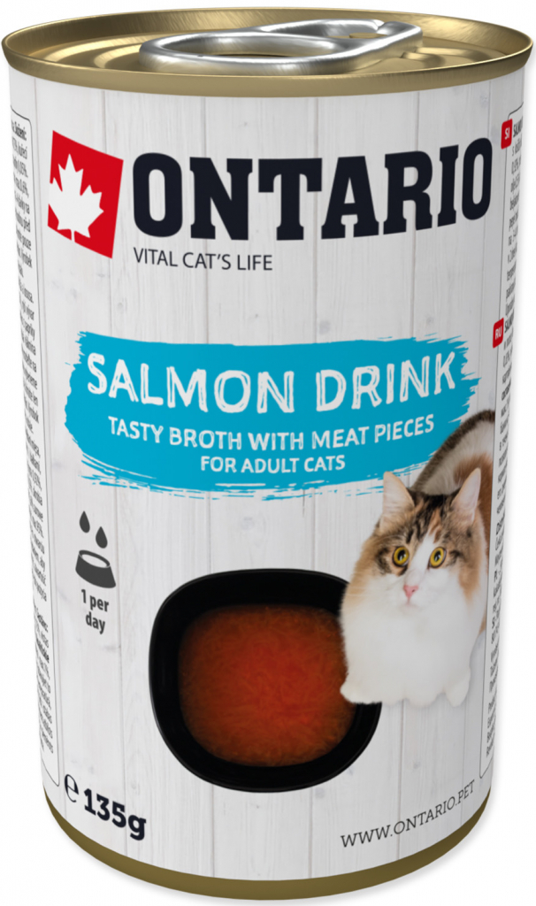 Ontario Cat Drink Salmon 135 g